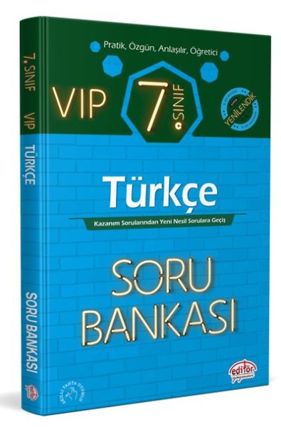 Editör 7 Sınıf VIP Türkçe Soru Bankası