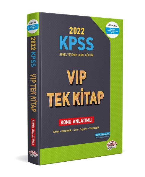 Editör Kpss Lise Ve Ön Lisans Tek Kitap Konu Anlatımlı