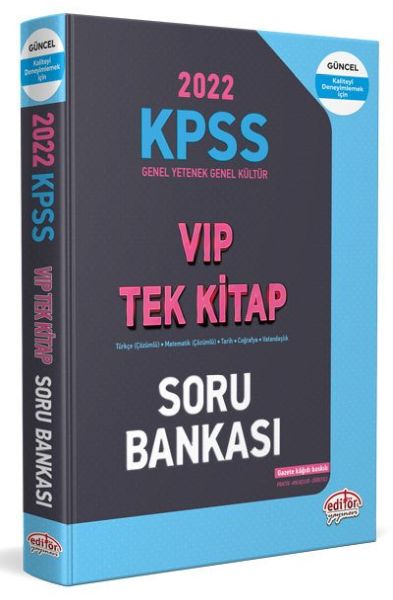 Editör Kpss Lise Ve Ön Lisans Tek Kitap Konu Anlatımlı