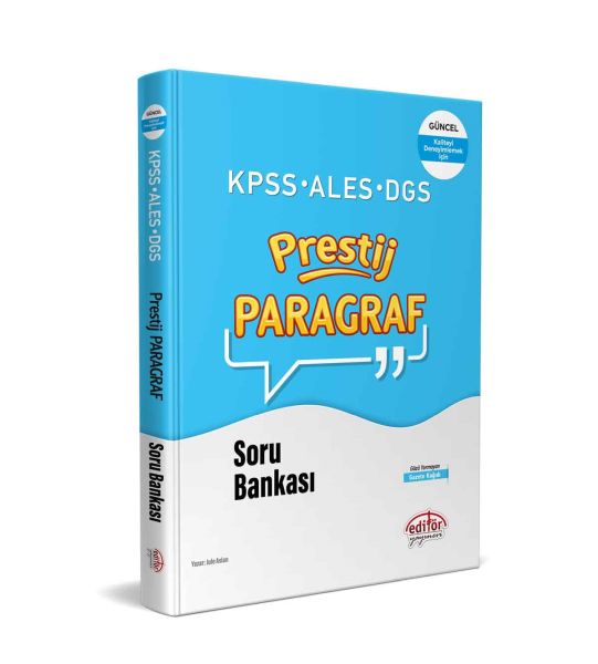 Editör KPSSALESDGS Prestij Paragraf Soru Bankası