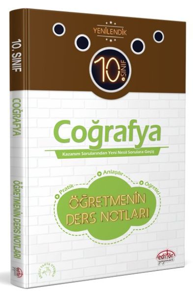 Editör 10 Sınıf Coğrafya Öğretmenin Ders Notları