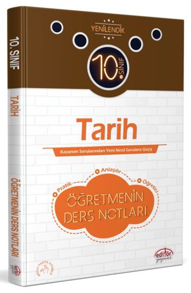 Editör 10 Sınıf Tarih Öğretmenin Ders Notları