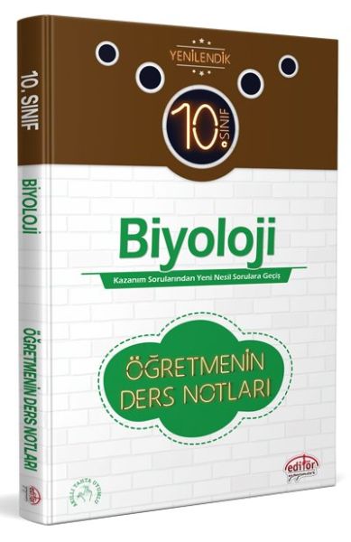 Editör 10 Sınıf Biyoloji Öğretmenin Ders Notları