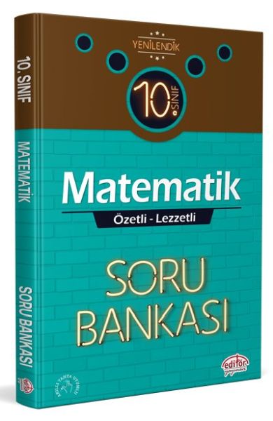 Editör 10 Sınıf Matematik Özetli Lezzetli Soru Bankası