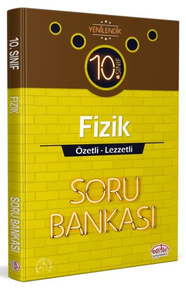 Editör 10 Sınıf Fizik Özetli Lezzetli Soru Bankası