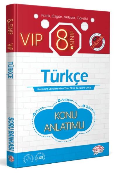 Editör 8 Sınıf VIP Türkçe Konu Anlatımı