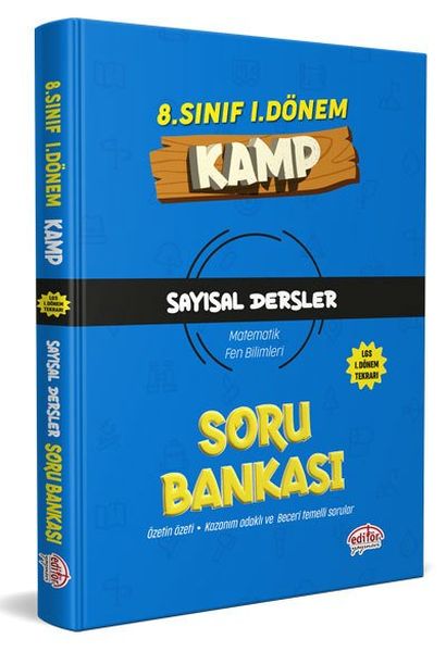 Editör 8 Sınıf 1 Dönem Kamp Sayısal Soru Bankası