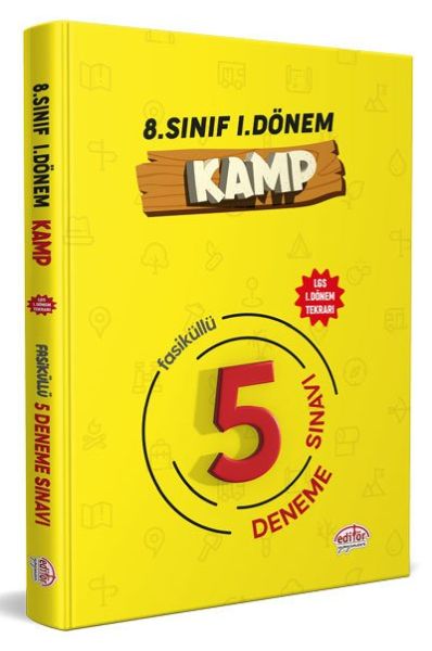 Editör 8 Sınıf 1 Dönem Kamp 5 Fasikül Deneme Sınavı