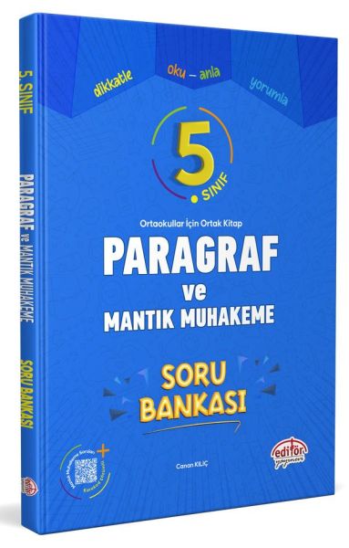 Editör 5 Sınıf Paragraf ve Mantık Muhakeme Soru Bankası