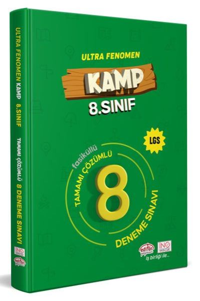 Editör 8Sınıf Kamp Fenomen LGS Tamamı Çözümlü 8 Deneme Sınavı