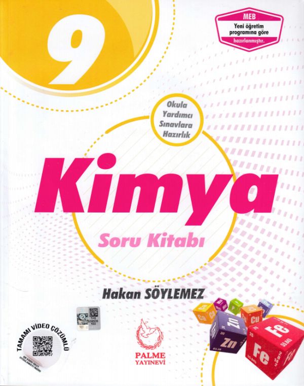 Palme 9 Sınıf Kimya Soru Kitabı Yeni