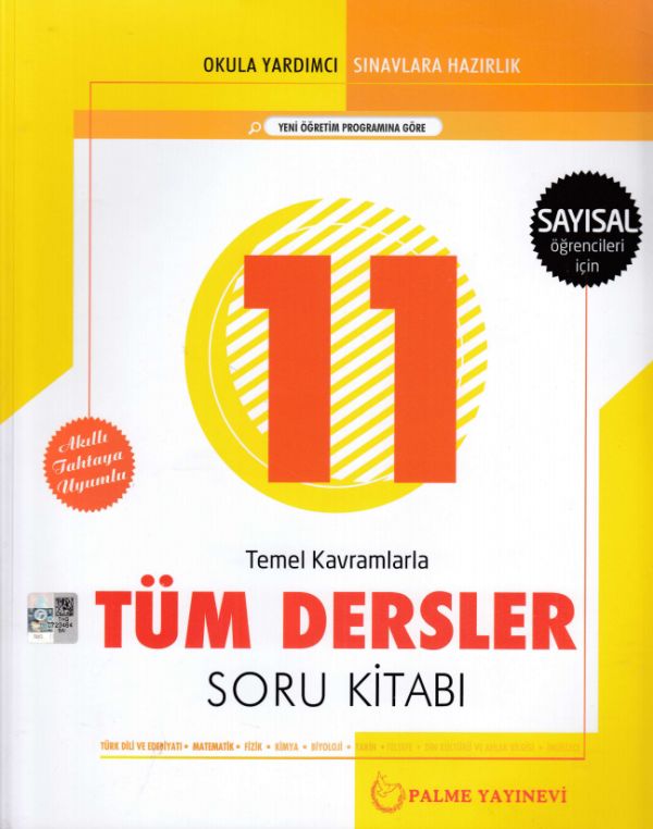 Palme 11 Sınıf Sayısal Tüm Dersler Soru Bankası Yeni