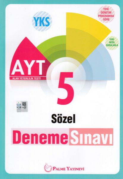 Palme YKS  AYT Sözel 5 Deneme Sınavı Yeni