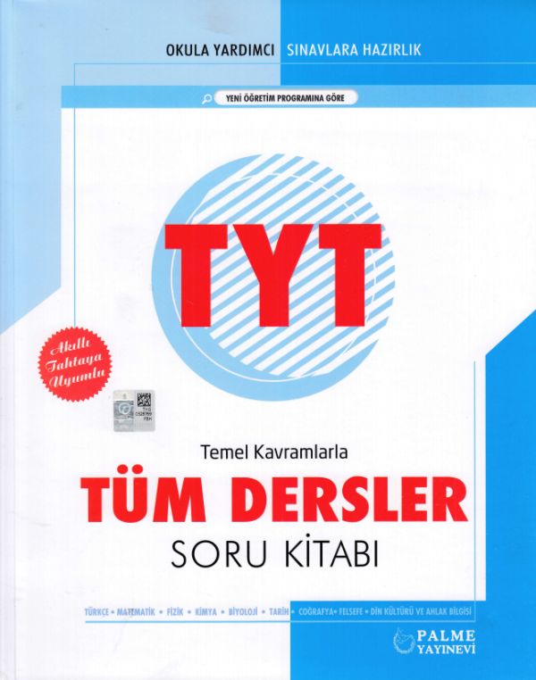 Palme TYT Temel Kavramlarla Tüm Dersler Soru Kitabı