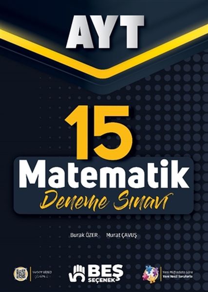 Beş Seçenek Yayınları AYT Matematik 15 Deneme Sınavı