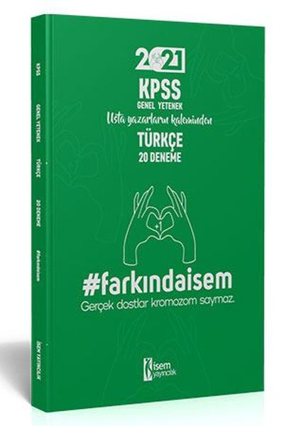 İsem 2021 Farkındaİsem KPSS Genel Yetenek Türkçe 20 Deneme