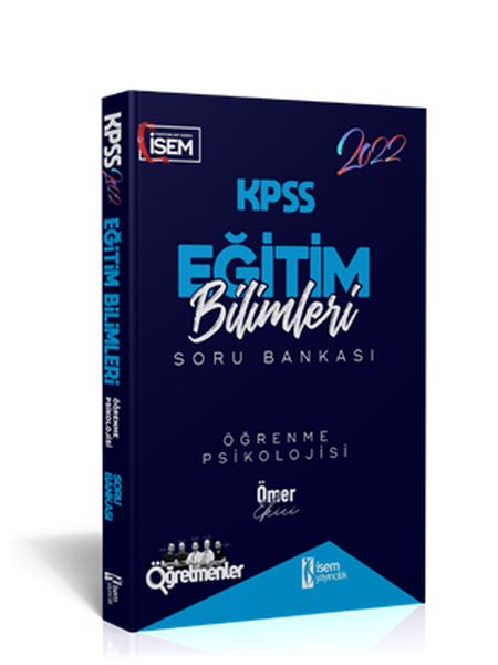 İsem Yayıncılık 2022 KPSS Eğitim Bilimleri Öğrenme Psikolojisi Çözümlü Soru Bankası