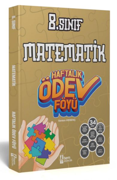 İsem Yayıncılık 2024 8Sınıf Matematik Haftalık Ödev Föyü