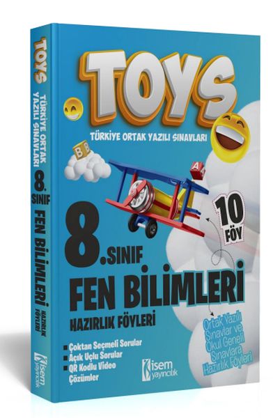 İsem Yayıncılık 2024 Toys 8 Sınıf Fen Bilimleri Hazırlık Föyleri