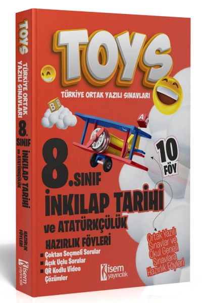 İsem Yayıncılık 2024 Toys 8 Sınıf İnkılap Tarihi Ve Atatürkçülük Hazırlık Föyleri