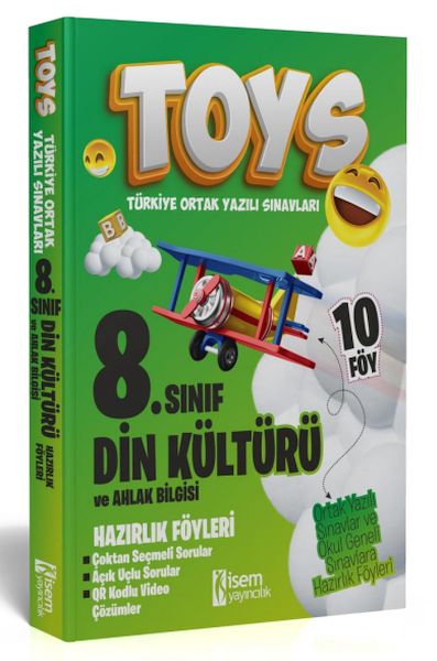 İsem Yayıncılık 2024 Toys 8 Sınıf Din Kültürü Ve Ahlak Bilgisi Hazırlık Föyleri