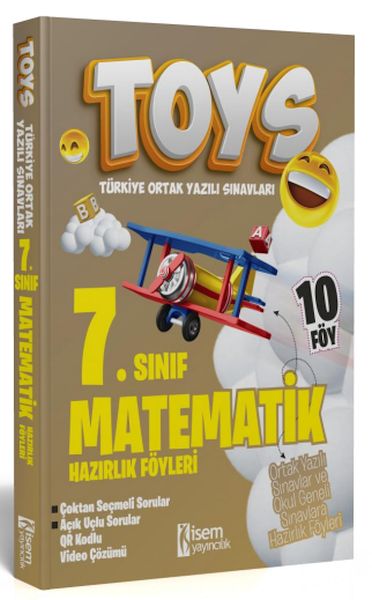 İsem Yayıncılık 2024 Toys 7 Sınıf Matematik Hazırlık Föyleri