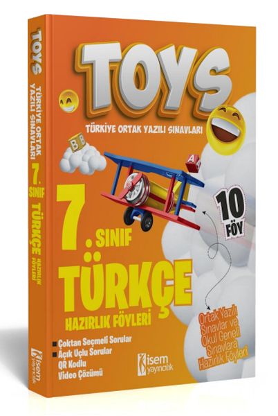 İsem Yayıncılık 2024 Toys 7 Sınıf Türkçe Hazırlık Föyleri