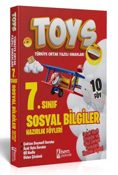 İsem Yayıncılık 2024 Toys 7 Sınıf Sosyal Bilgiler  Hazırlık Föyleri