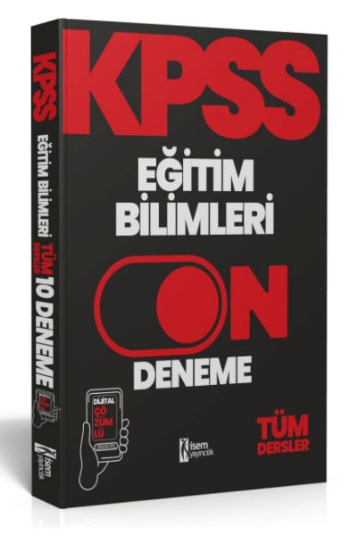 İsem Yayıncılık 2024 Kpss Eğitim Bilimleri 10 Deneme Dijital Çözümlü