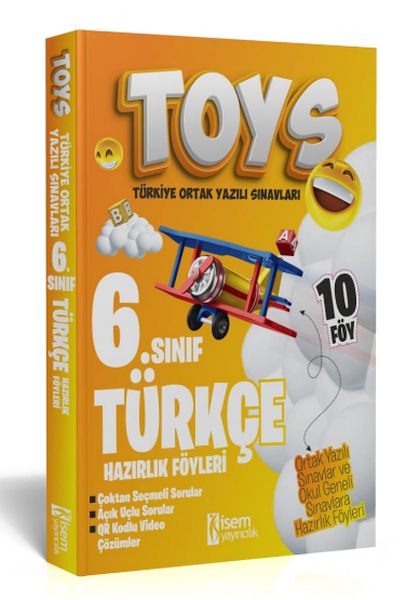 İsem Yayıncılık 2024 Toys 6 Sınıf Türkçe Hazırlık Föyleri