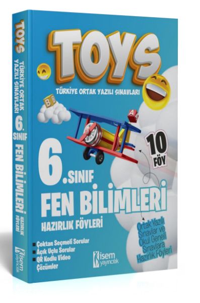 İsem Yayıncılık 2024 Toys 6 Sınıf Fen Bilimleri Hazırlık Föyleri