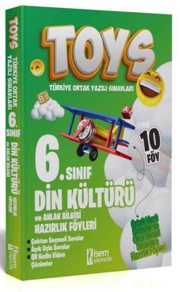 İsem Yayıncılık 2024 Toys 6 Sınıf Din Kültürü Ve Ahlak Bilgisi Hazırlık Föyleri