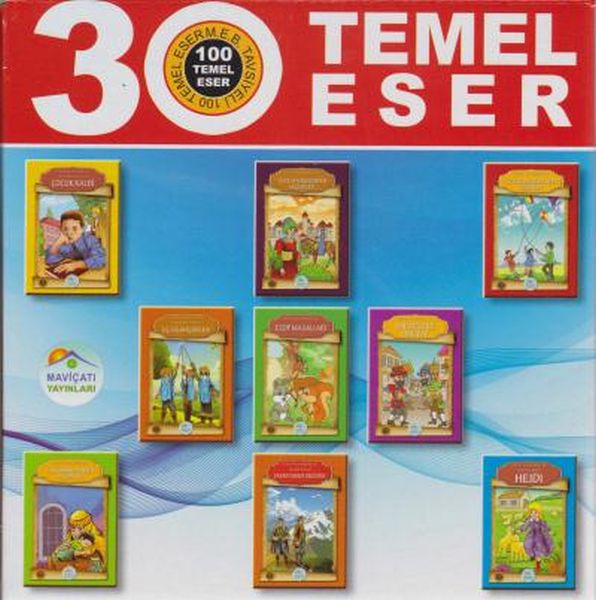 100 Temel Eserden Seçme Çocuk Klasikleri Seti 30 Kitap