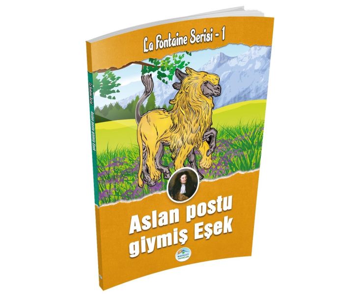 Aslan Postu Giymiş Eşek  La Fontaine Serisi 1