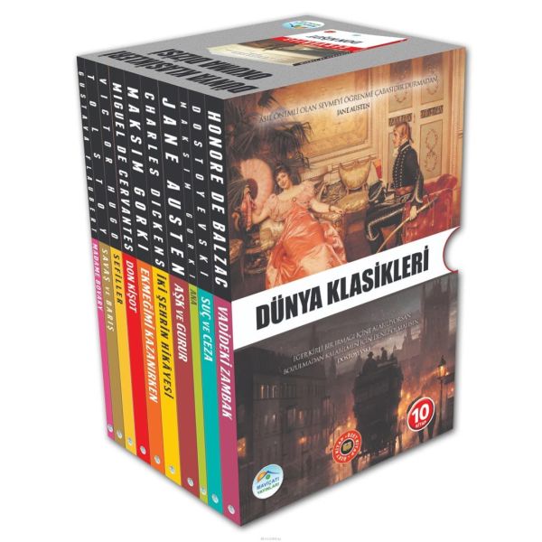 Dünya Klasikleri Okuma Dizsi 10 Kitap Set