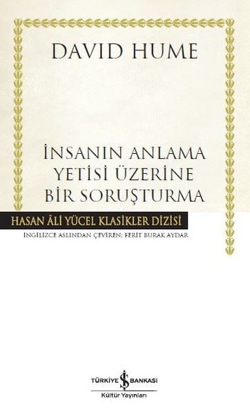 İnsanın Anlama Yetisi Üzerine Bir Soruşturma  Hasan Ali Yücel Klasikleri Ciltli