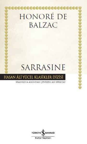 Sarrasine  Hasan Ali Yücel Klasikleri Ciltli