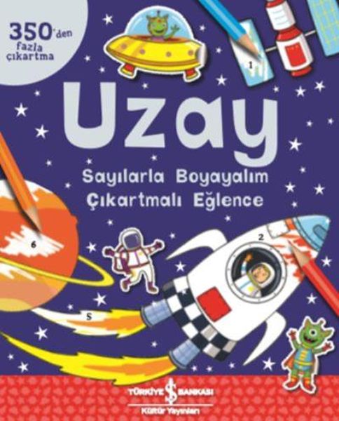 Uzay Sayılarla Boyayalım Çikartmalı Eğlence