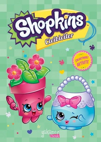 Shopkins Cicibiciler Çıkartmalı Aktivite  Yeşil