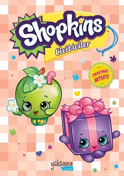 Shopkins Cicibiciler Çıkartmalı Aktivite  Turuncu