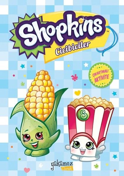 Shopkins Cicibiciler Çıkartmalı Aktivite  Mavi