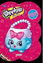 Shopkins Cicibiciler  Koyu Pembe Çıkartmalı Boyama