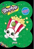 Shopkins Cicibiciler  Yeşil Çıkartmalı Boyama