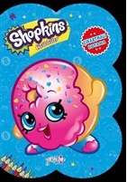 Shopkins Cicibiciler  Mavi Çıkartmalı Boyama