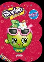 Shopkins Cicibiciler  Kırmızı Çıkartmalı Boyama