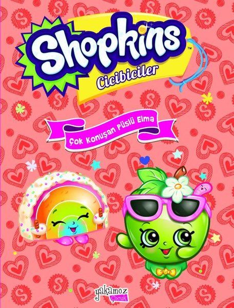 Shopkins Cicibiciler  Çok Konuşan Püslü Elma Ciltli