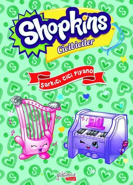 Shopkins Cicibiciler  Şarkıcı Cici Piyano Ciltli