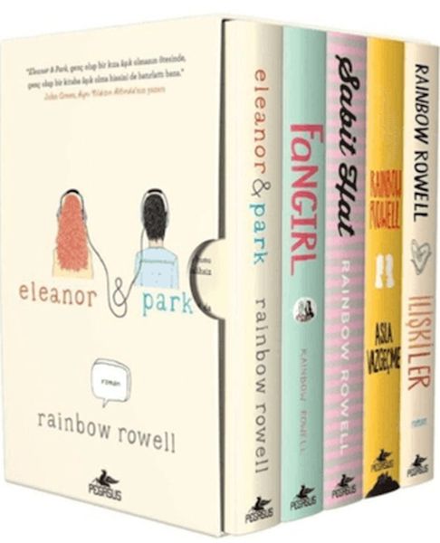 Rainbow Rowell Kitapları Özel Kutulu Set Ciltli 5 Kitap