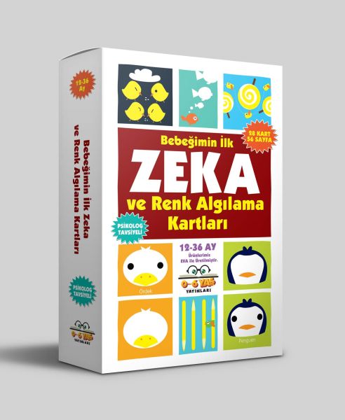 Bebeğimin İlk Zeka ve Renk Algılama Kartları 1236 Ay