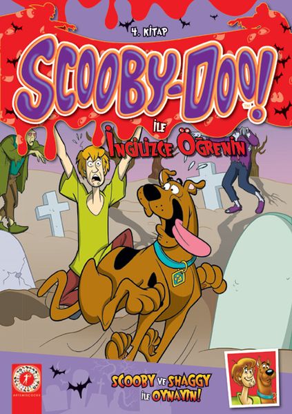 Scooby Doo İle İngilizce Öğrenin 4 Kitap